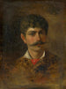 Uomo con baffi - Ludovit Pitthordt — vista dell’opera