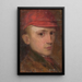 Studie eines Jungen - Ludovit Pitthordt — gerahmtes Bild an der Wand