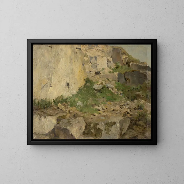 Studio delle rocce - Ludovit Ordok — quadro incorniciato alla parete