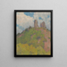 Die Ruinen der Burg von Slane - Ludovit Ordok — gerahmtes Bild an der Wand