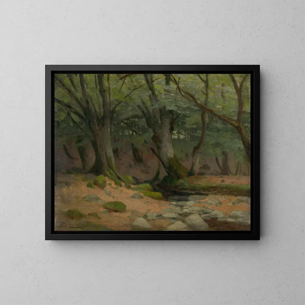 Alberi - Ludovit Ordok — quadro incorniciato alla parete