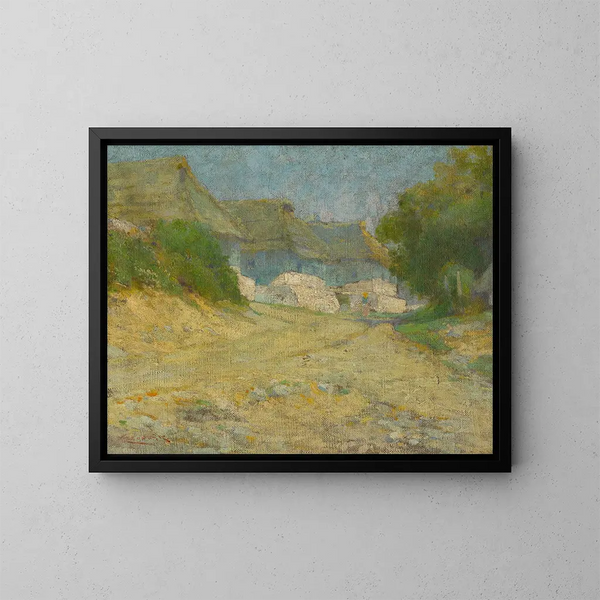 Village - Ludovit Ordok — quadro incorniciato alla parete