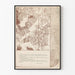 Vintage poster of a dinner in tribute to Marcellin Desboutin