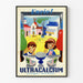 Poster pubblicitario vintage Ultracalcium dragées al cioccolato