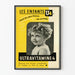 Vintage-Poster Ultraviamine 4 Wanddekoration für Kinder