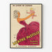 Poster vintage Menthe-Pastille Blanche et Verte