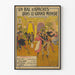 Poster vintage Una ballata degli apache nel grande mondo
