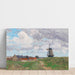 Reproduction of the painting of a windmill in Vlissingen - Alfred Zoff