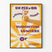 Vintage-Poster Ein bisschen Gold Wanddekoration Retro