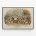 Vintage-Poster Undine von V.B. Aubert für elegante Wanddekoration — gerahmtes Bild an der Wand