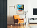Wall Poster Unit with Chains and Shoes