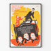 Vintage-Poster Wanddekoration Film Svartsjuka Fruar