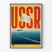Vintage-Poster UdSSR Kreuzfahrtreise – Retro-Wanddekoration