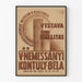 Poster d'esposizione vintage V. Nemessányi e Kontuly Béla 1927