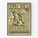 Poster vintage Valentino I fratelli Valjhon giocolieri americani