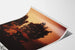 Decorative Poster Van Boeken Krijg Je Nooit Genoeg - Nighttime Reading Atmosphere