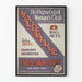Vintage Poster Vaudeville Hollywood Woman's Club