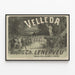 Poster vintage dell'Opera Velleda di Ch. Lenepveu — quadro incorniciato alla parete