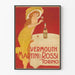 Vintage-Poster Vermouth Martini & Rossi Torino - Retro-Wanddekoration