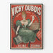 Poster vintage Vichy Dubois fonte fredda per decorazione murale