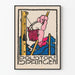 Vintage Kinder-Kunstposter mit Seildekoration