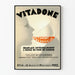 Vintage-Poster Vitadone - Retro-Wanddekoration Gesundheit und Vitamine