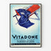Poster vintage Vitadone Vitamina A + D contro la tubercolosi
