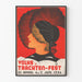Vintage-Poster vom Volks- und Trachtenfest in Basel 1936