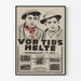 Poster vintage Vor Tids Helte - Poster cinematografico anni 1920