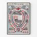 Vintage-Poster Vredespel – Dekorativer Spielbrett