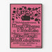 Vintage poster for the exhibition of Margit Graberova and V. Perlrott Caba