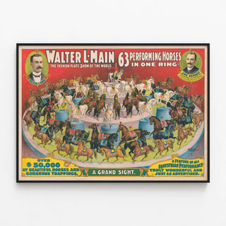 walter-l-main-63-performing-horses-in-one-ring
