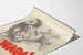 Vintage Wanddekoration Poster Krieg mit Soldat und Nazi-Symbol