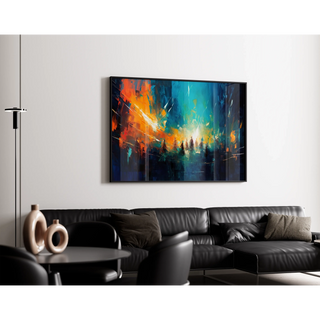 Tableau Abstrait - Convergence Chromatique