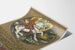 Vintage-Dekorationsposter von Sankt Georg und dem Drachen - Historischer Kriegs-Poster