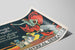 Poster vintage malattie contagiose e sifilide — vista dell’opera
