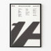 Minimalistischer Poster Was wirst du jetzt tun, da du 1A bist