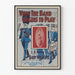 Vintage poster When The Band Begins To Play