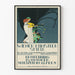 Poster vintage Wiener Künstler Spiele per decorazione murale