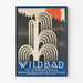 Poster vintage di Wildbad im Schwarzwald in Foresta Nera