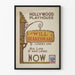 Poster vintage teatro Will Shakespeare Hollywood Playhouse