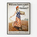Poster vintage americano - Avrai un ruolo nella vittoria?
