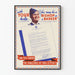 Vintage Poster Calling for Canadian Aeronautical Production