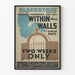 Poster vintage Teatro Within These Walls