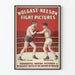 Vintage Poster Boxing Wolgast vs Nelson