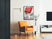 Vintage-Poster Work Together Ride Together - Retro-Wanddekoration