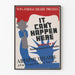 Poster Teatro It Can't Happen Here WPA Federal Theatre