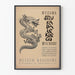 Vintage Dragon Poster - Asian Art Exhibition in Kraków