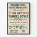 Vintage-Poster vom Yankel Boyla Theater – Originelle Wanddekoration