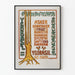 Vintage-Poster Yggdrasil - Skandinavische Natur Wanddekoration